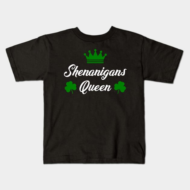 Shenanigans Queen Kids T-Shirt by KawaiiAttack